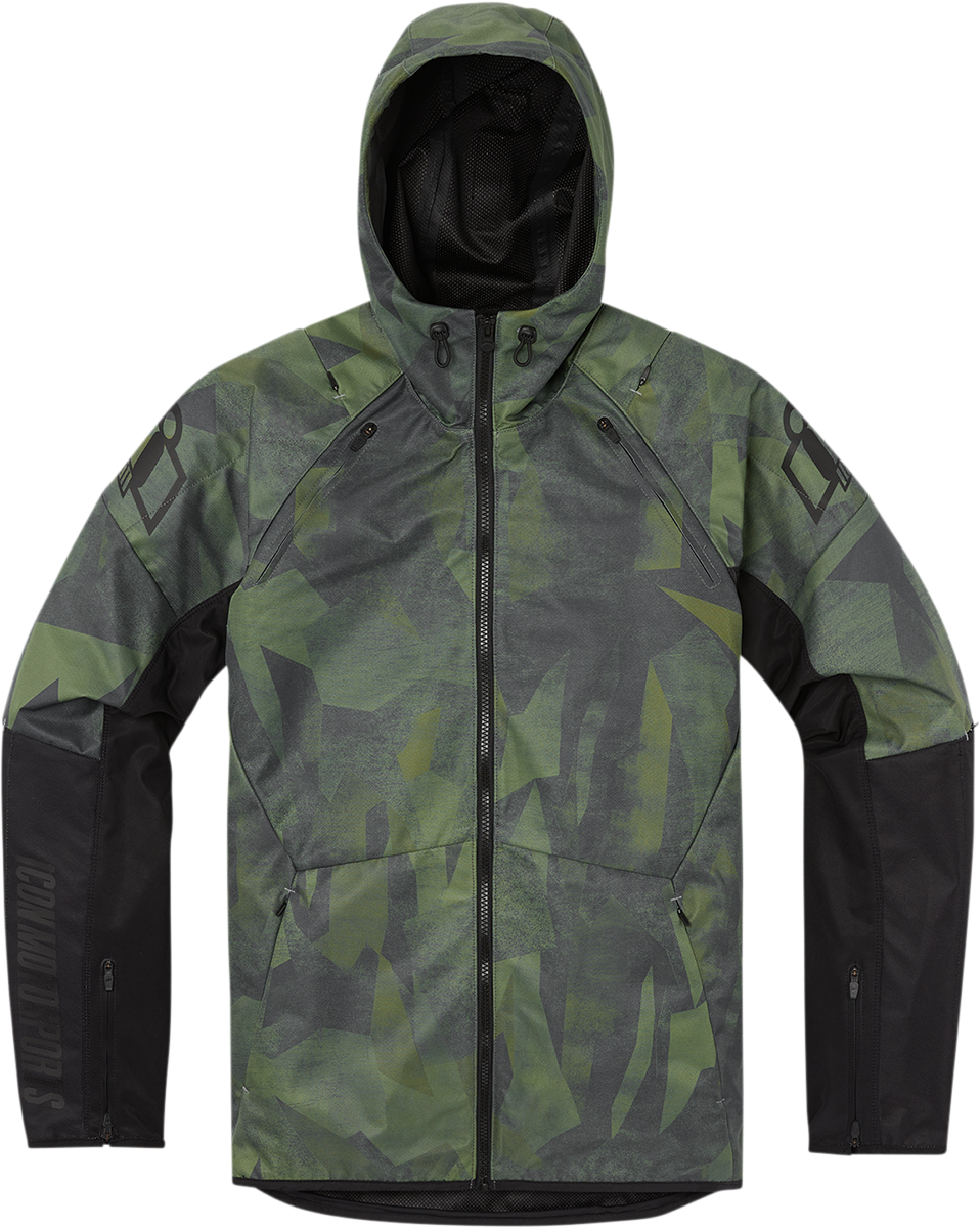 Chaqueta ICON Airform Battlescar - Verde - Pequeña 2820-5479 