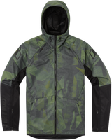 Chaqueta ICON Airform Battlescar - Verde - Pequeña 2820-5479 