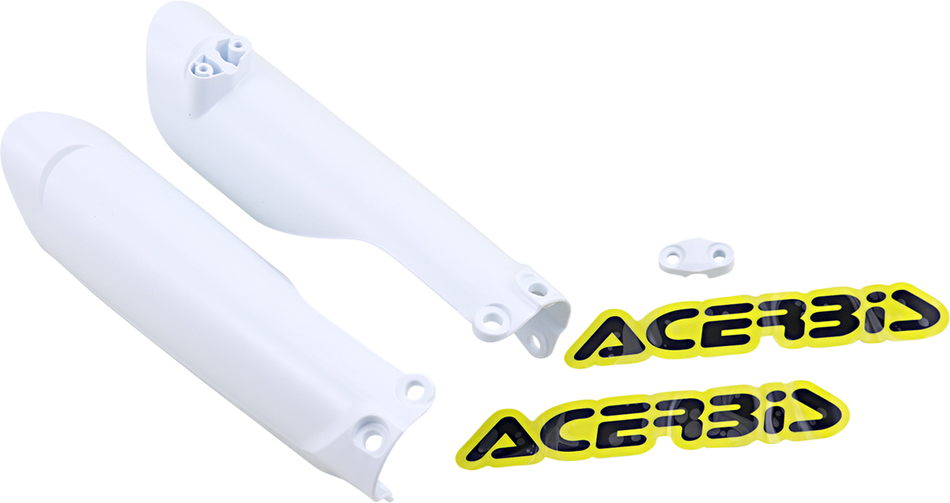 ACERBIS Lower Fork Covers for Inverted Forks - White 2791516811