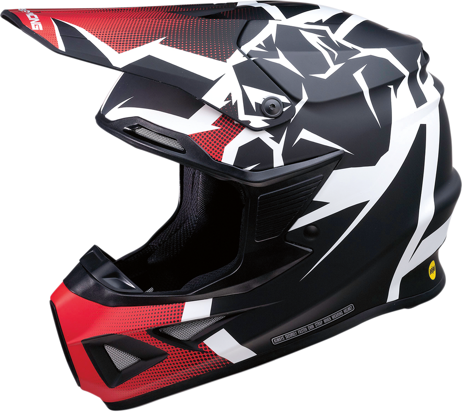 MOOSE RACING F.I. Helmet - Agroid™ - MIPS® - Red/Black - XS 0110-6691
