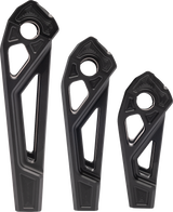 KODLIN MOTORCYCLE Risers - Fastback - 8" - Black K55122