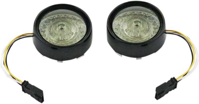 CUSTOM DYNAMICS Bullet Turn Signal - JAE CVO - Gloss Black - Smoke Lens PB-BB-AW-JAEBS