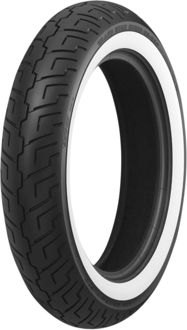 IRC Tire - GS-23 - Front - 130/90-16 - Wide Whitewall - 67H 302753