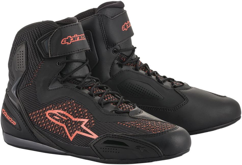 Zapatos ALPINESTARS Faster-3 Rideknit - Negro/Rojo - US 8 251031910308 