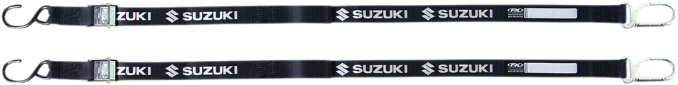 FACTORY EFFEX Tie-Downs - Black - Suzuki 22-45482