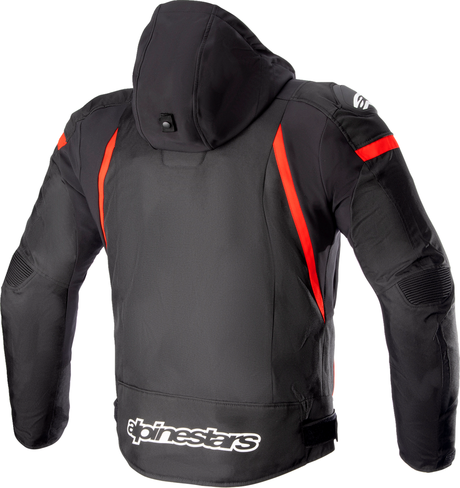 ALPINESTARS Zaca Waterproof Jacket - Black/Red/White - Small 3206423-1342-S