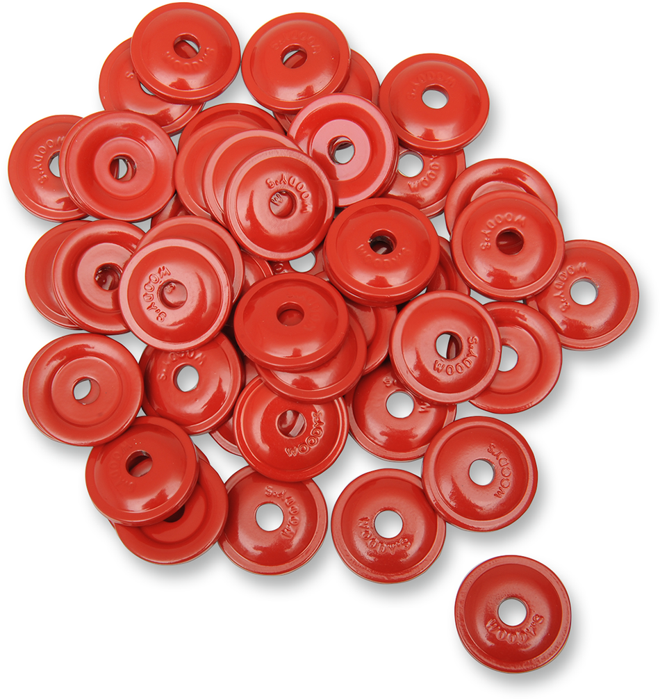 WOODY'S Support Plates - Red - 48 Pack AWA-3790