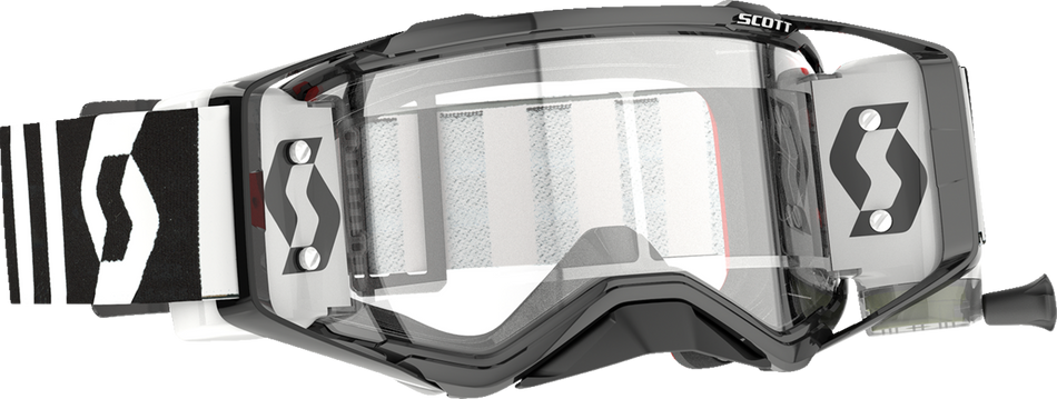 SCOTT Prospect WFS Goggles - Racing Black/White - Clear Works 272822-7432113