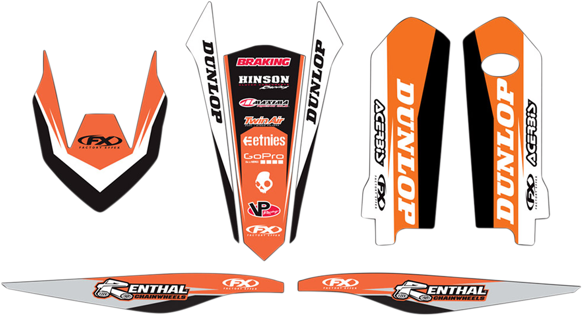 FACTORY EFFEX Zierleisten-Kit Grafik - KTM 19-50530 