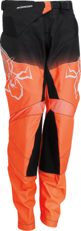 MOOSE RACING Pantalones Agroid para jóvenes - Verde azulado/Naranja/Negro - 28 2903-2260 