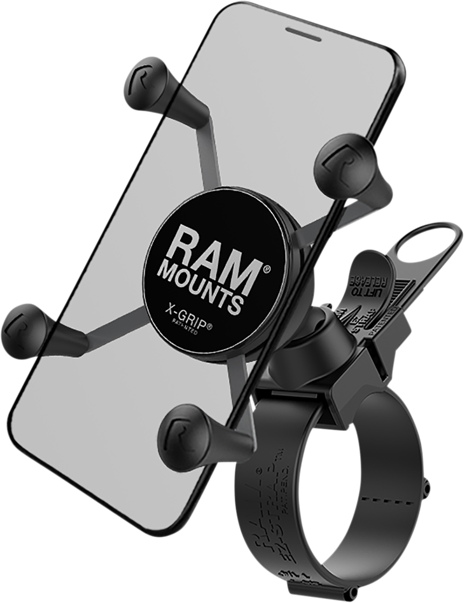 RAM MOUNTS X-Grip Phone Mount with Rail Mount RAP-SB-187-UN7