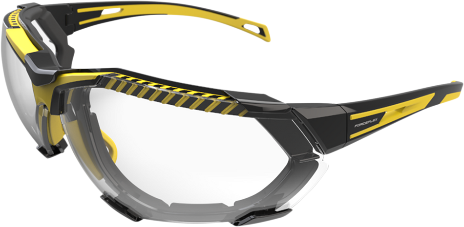 FORCEFLEX FF4 Sunglasses - Foam - Black/Yellow - Clear FF4-01094-041