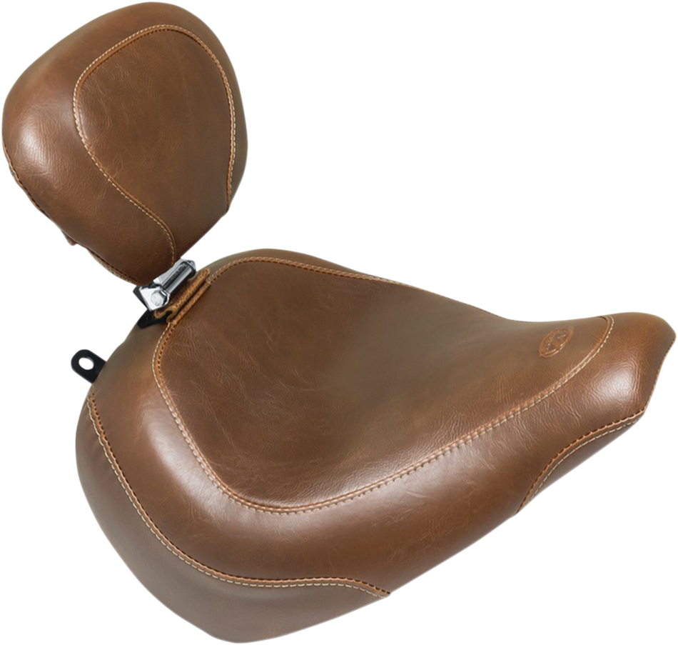 MUSTANG Wide Tripper Seat - Driver's Backrest - Brown 83055