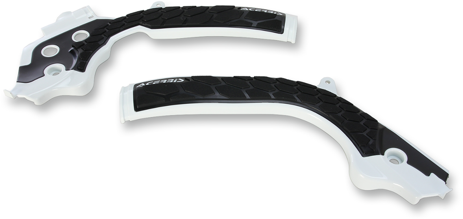 ACERBIS X-Grip Frame Guards - White/Black 2449531035