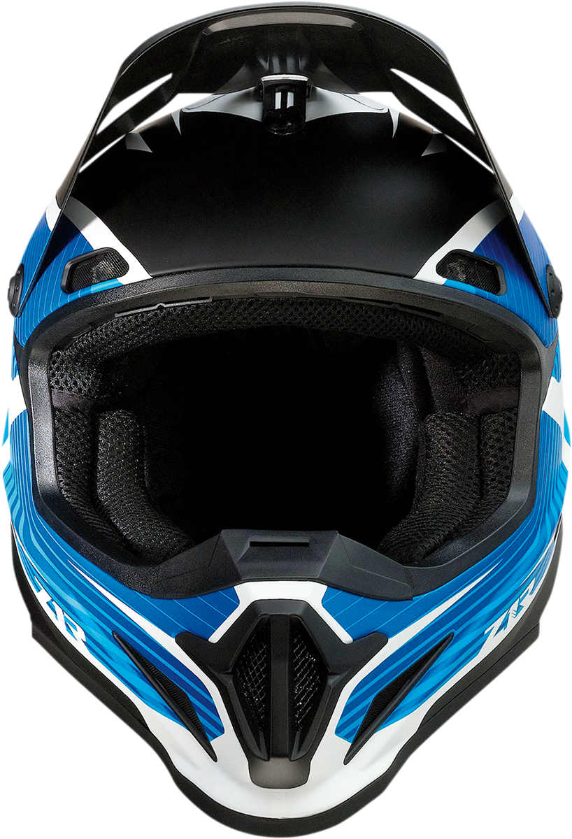 Z1R Rise Helm - Flamme - Blau - Medium 0110-7250 