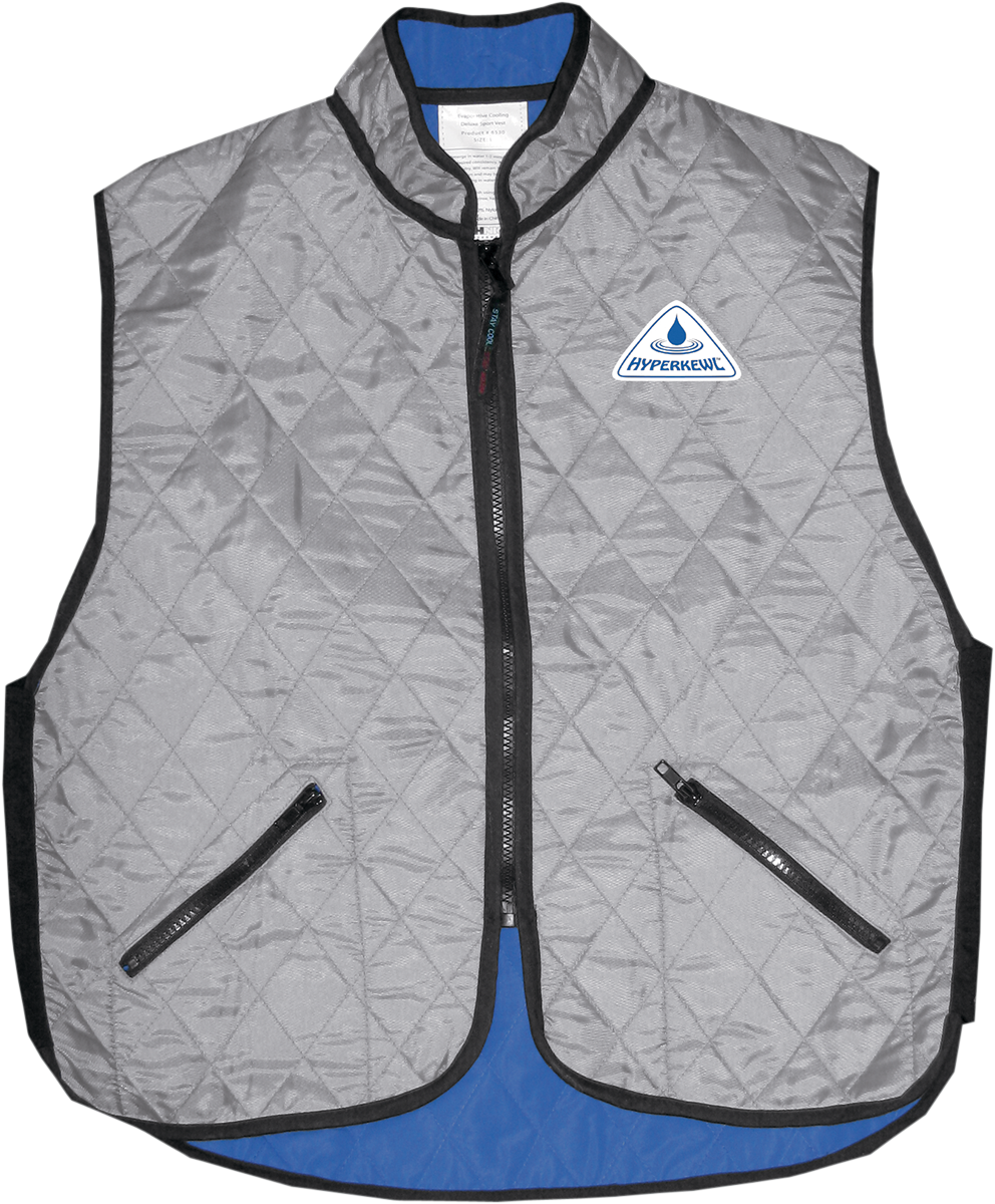 HYPER KEWL Deluxe Sport Vest - Silver - Small 6530SIL-S