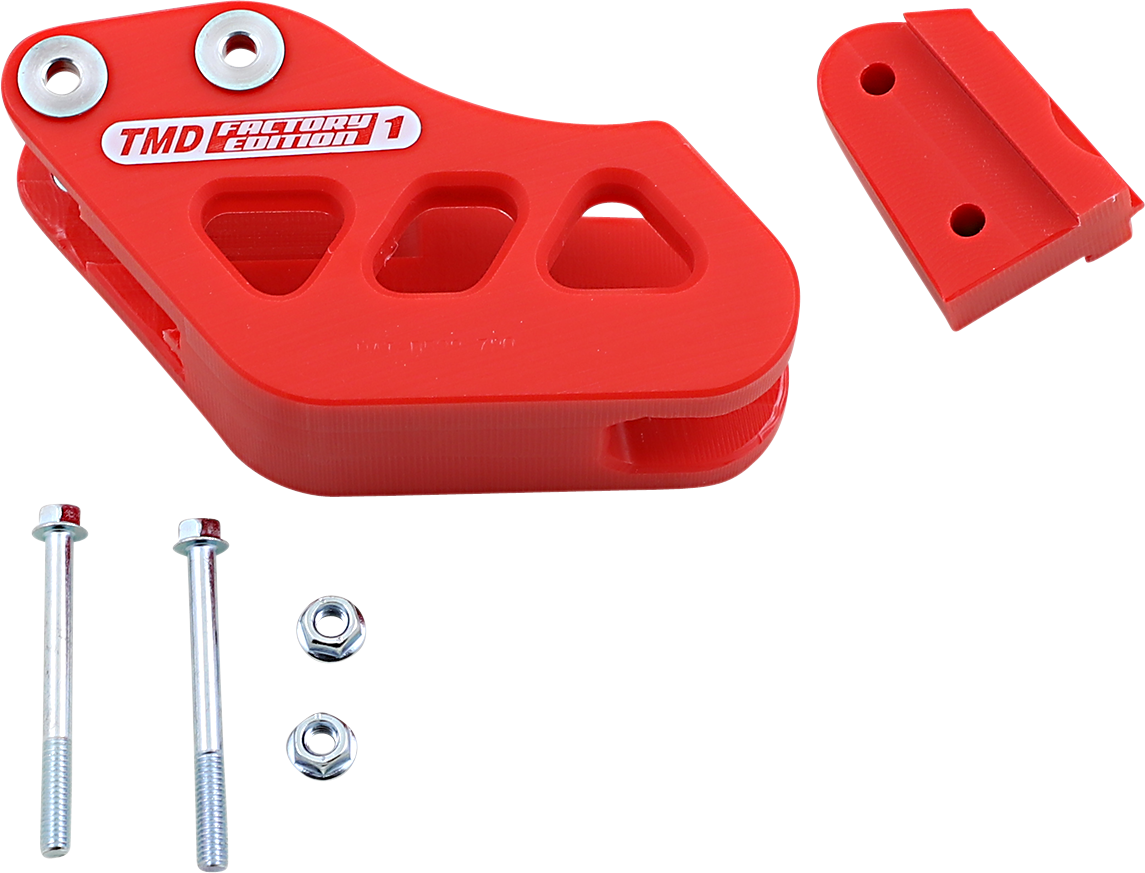 T.M. DESIGNWORKS Chain Guide - Gas Gas - Red RCG-GGM-RD