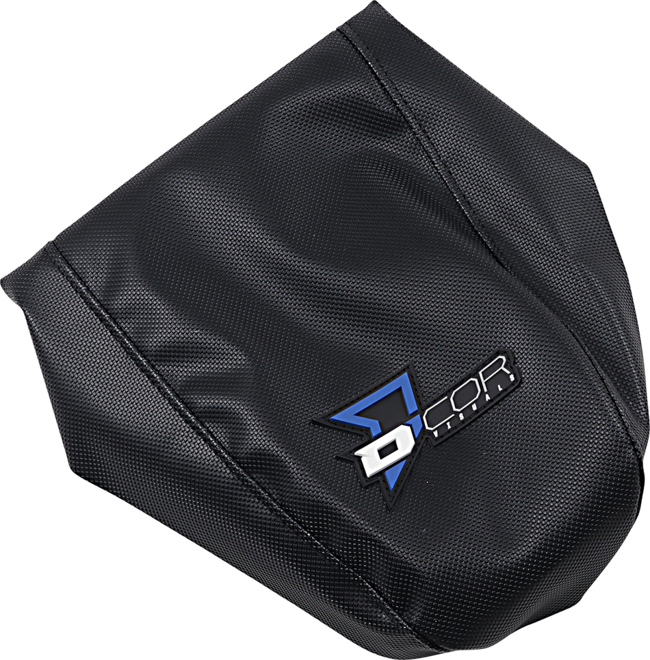 D'COR VISUALS Seat Cover - Black - Gripper - YZ '02-'21 30-50-125
