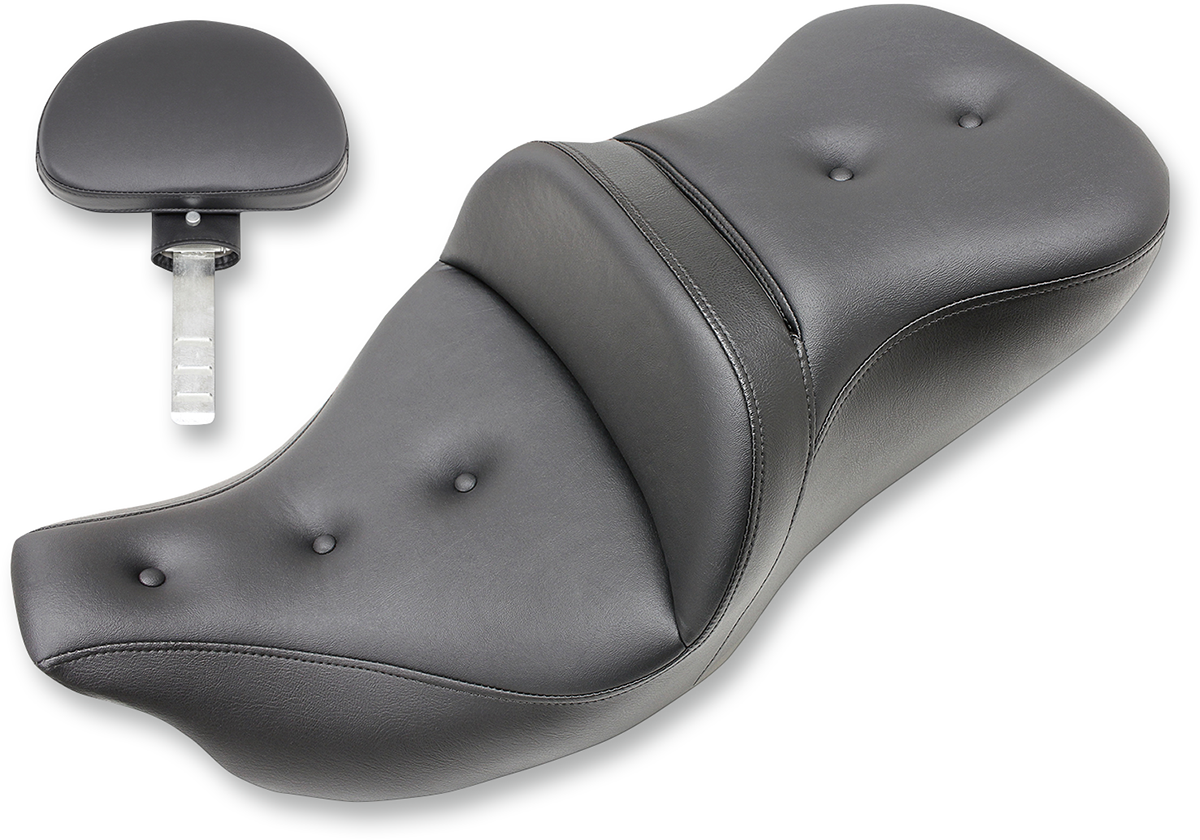 SADDLEMEN Extended Reach Road Sofa Seat - Pillow Top - Backrest - '08-'23 FL 808-07B-183BR