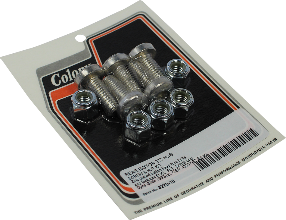 COLONY Screw Kit - Brake Rotor 3270-10