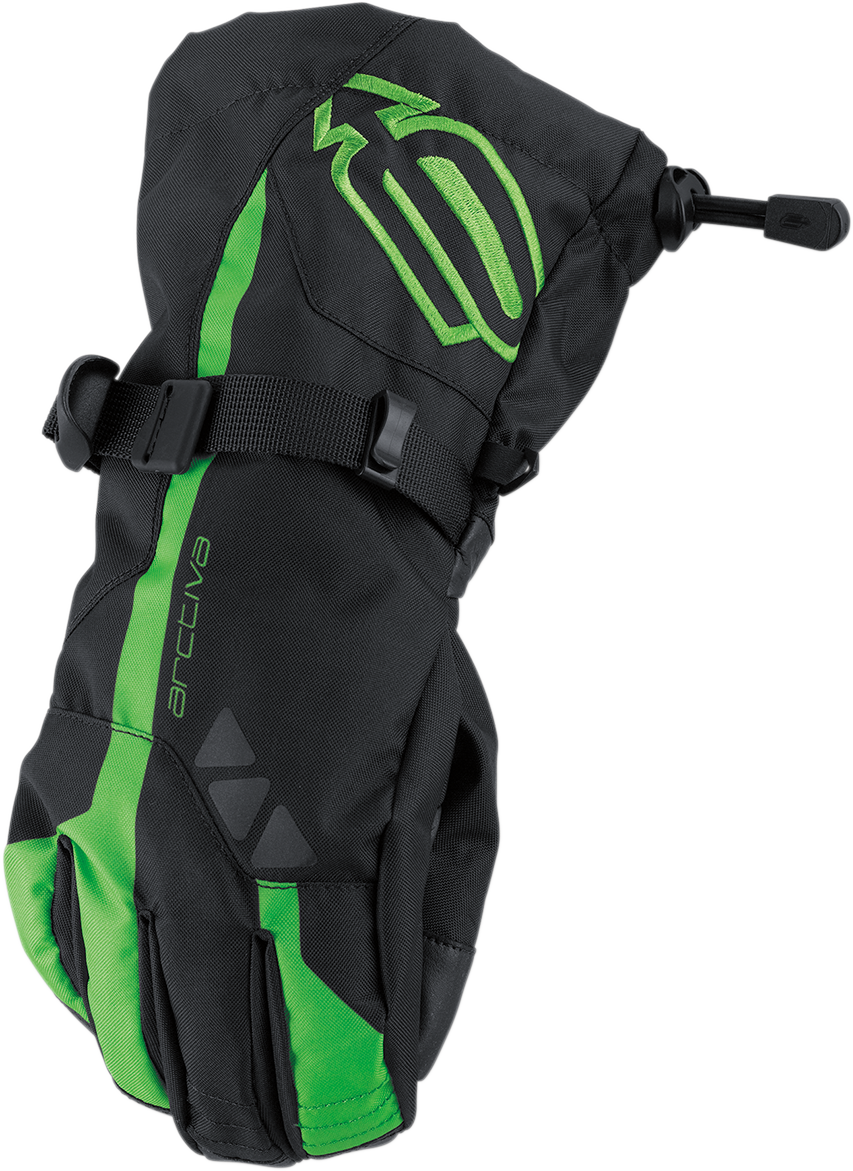 ARCTIVA Pivot Gloves - Black/Green - Small 3340-1339