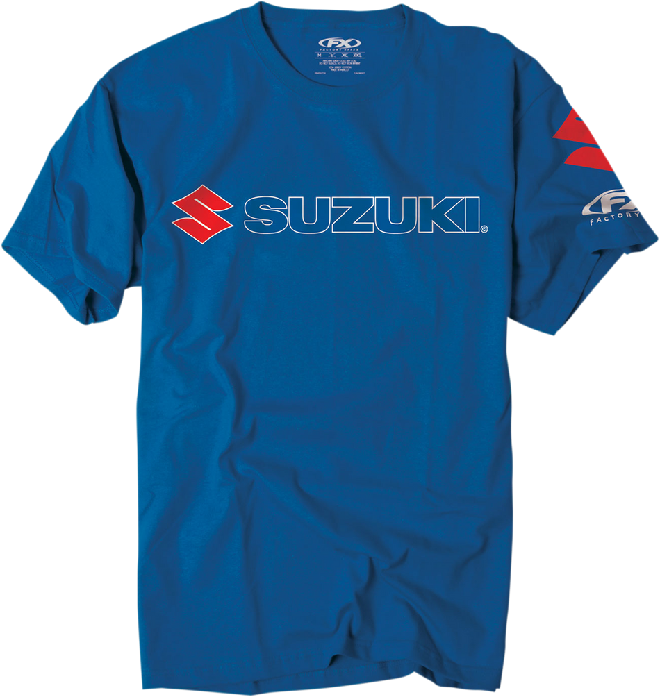 FACTORY EFFEX Suzuki Team T-Shirt - Blue - Large 15-88462