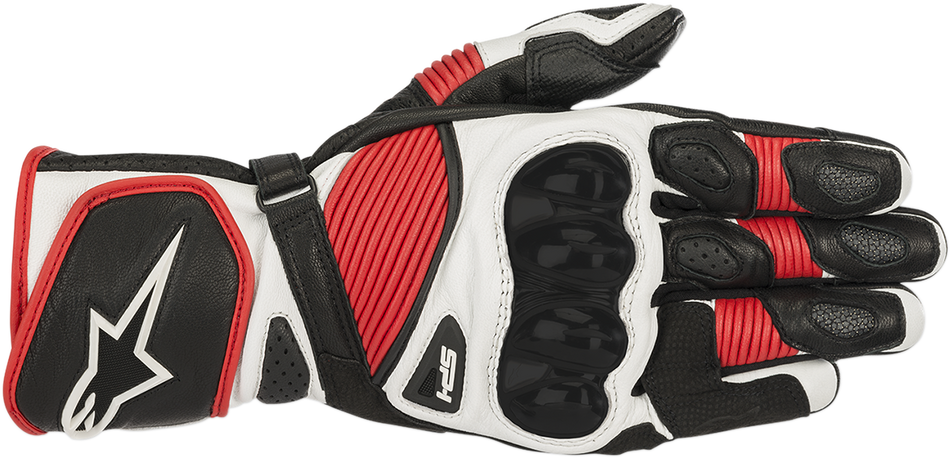 ALPINESTARS SP-1 V2 Gloves - Black/White/Red - 2XL 3558119-123-XXL