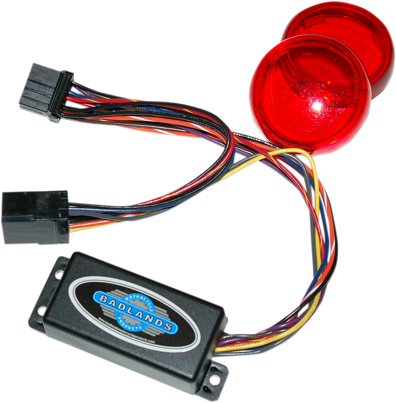 BADLANDS Plug-In Illuminator with Red Lenses - 8 Pin ILL-03-RL-C