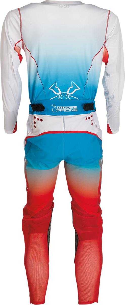 MOOSE RACING Agroid Trikot – Rot/Weiß/Blau – Größe L 2910-6990 