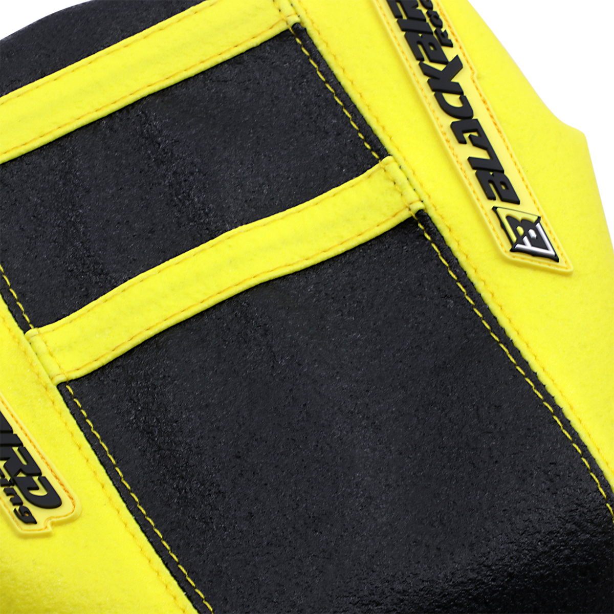 BLACKBIRD RACING Zebra Seat Cover - Gripper - Black/Yellow 1330ZUS