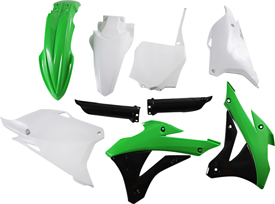 ACERBIS Full Replacement Body Kit - OEM Green/Black/White 2374114584