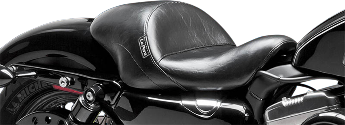 LE PERA Aviator Up Front Solo Seat - Smooth - Black LFU-316