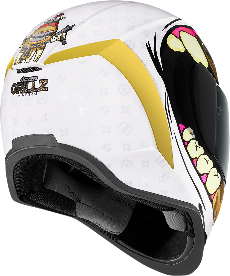 ICON Airform™ Helmet - Grillz - White - Large 0101-13333