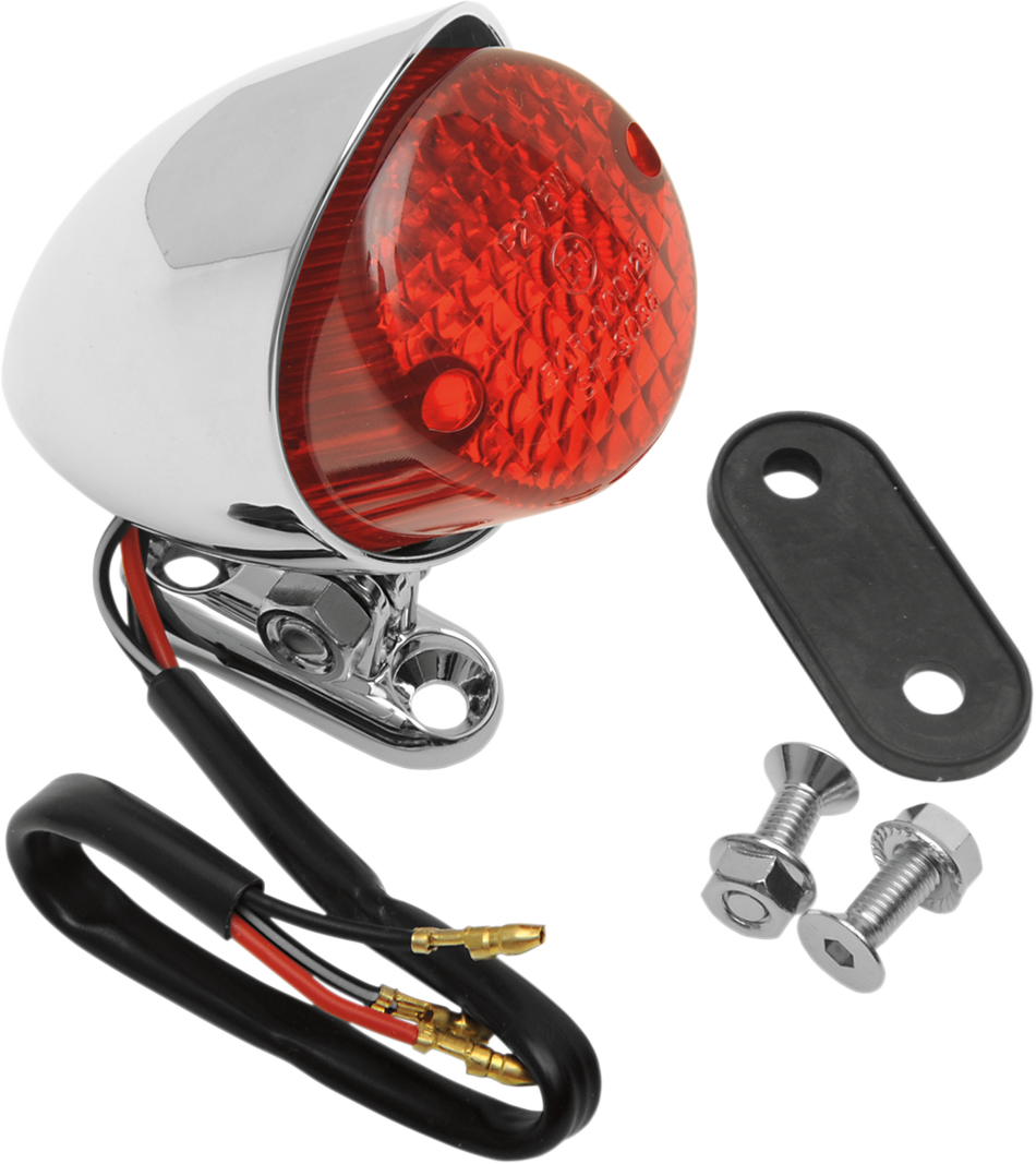 DRAG SPECIALTIES Bobber Taillight - Red Lens 12-6015
