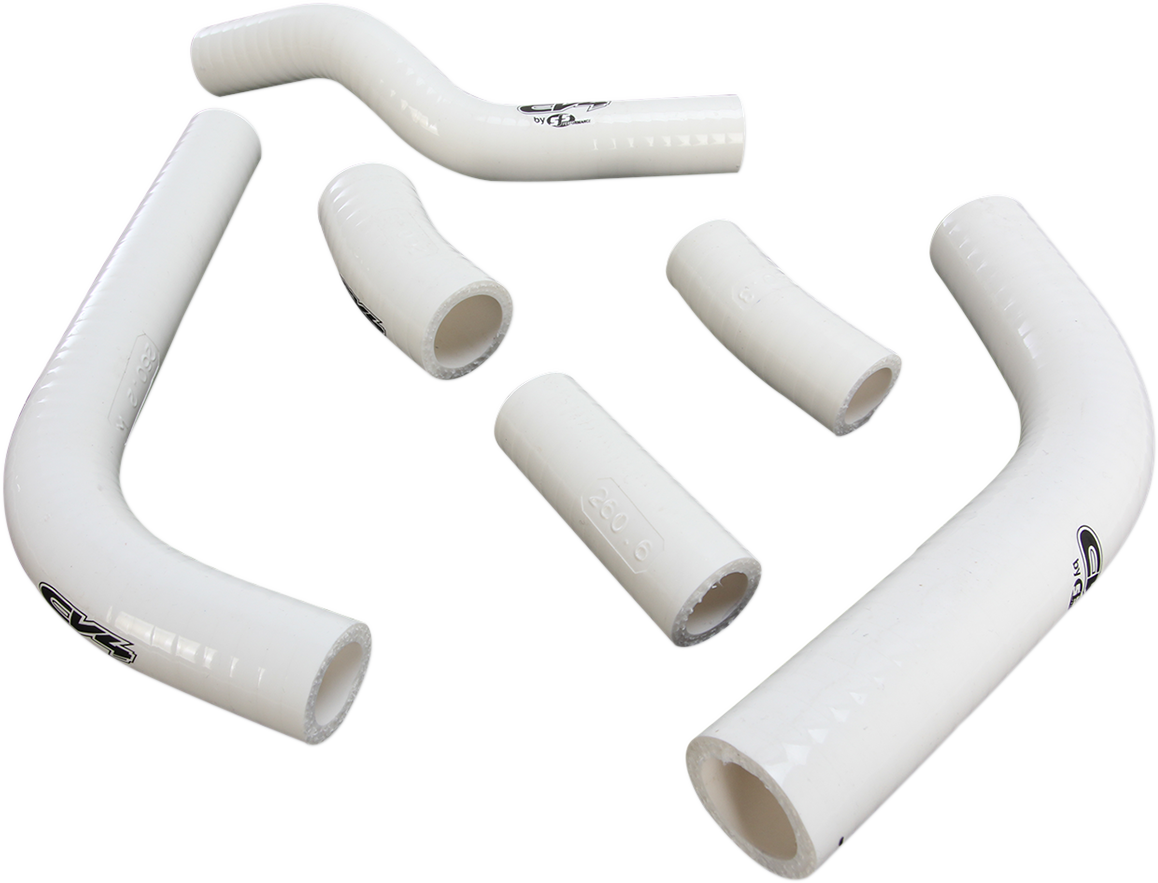 CV4 Radiator Hose Kit - White - Kawasaki SFSMBC260W