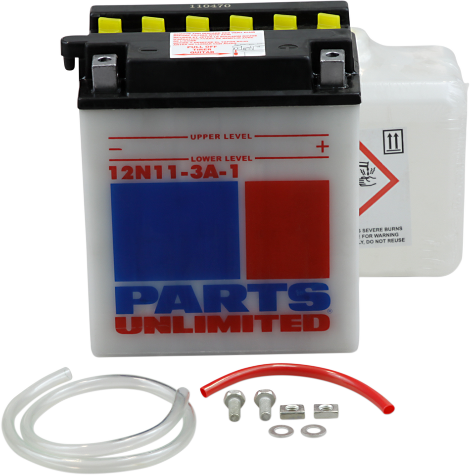 Parts Unlimited Battery - 12n11-3a-1 12n11-3a-1-Fp