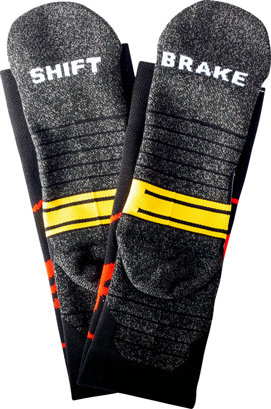 FMF Staple Riding Socks - Black - One Size SP22194909 3431-0739