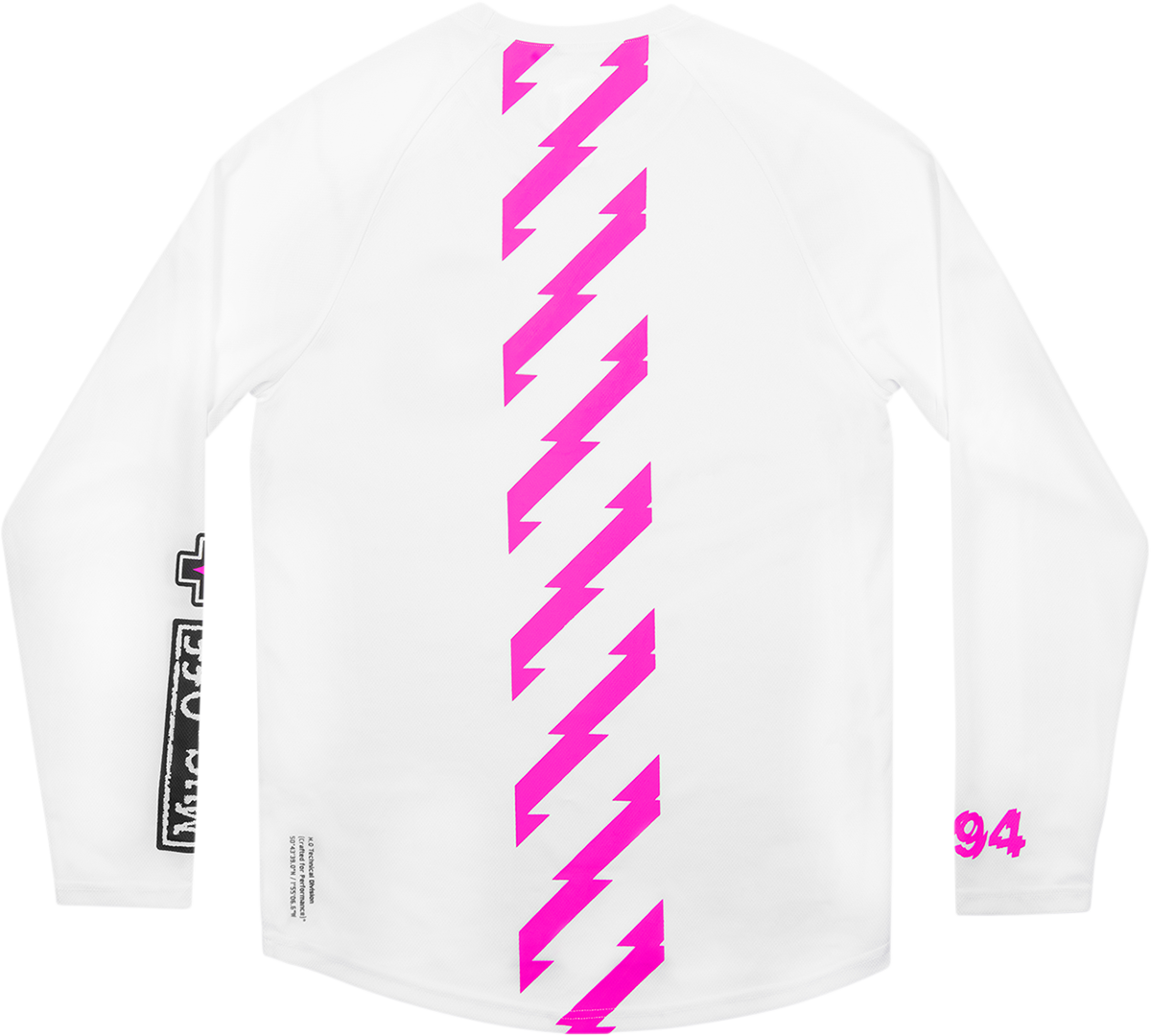 MUC-OFF USA Riders Long-Sleeve Jersey - White - XS 20486