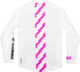 MUC-OFF USA Riders Long-Sleeve Jersey - White - Small 20487