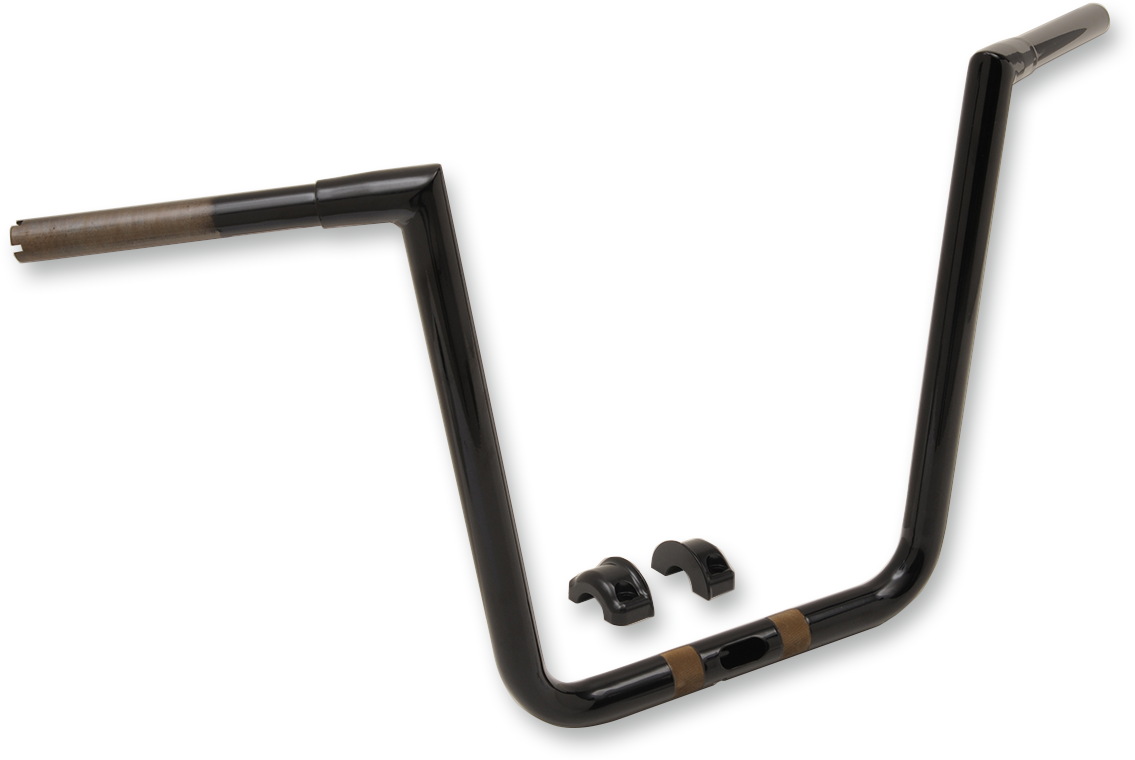 LA CHOPPERS Handlebar - Hefty Twin Peaks - 19" - Black LA-7312-69B