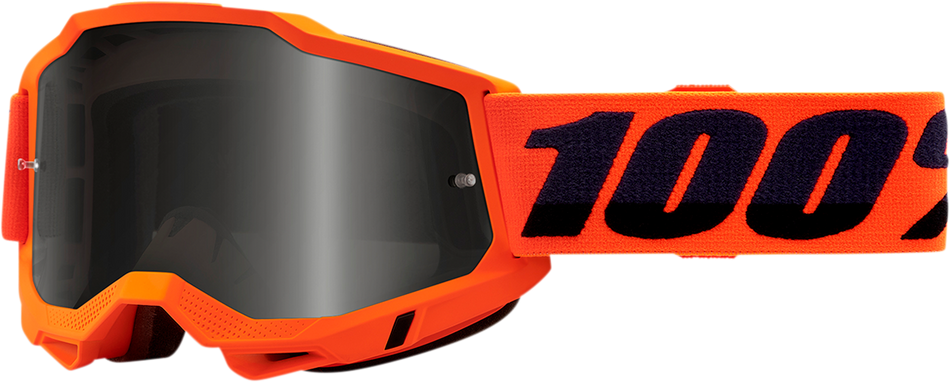 100% Accuri 2 Sand Goggles - Neon Orange - Smoke 50020-00004
