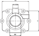 KIMPEX Carburetor Flange - Polaris 301736