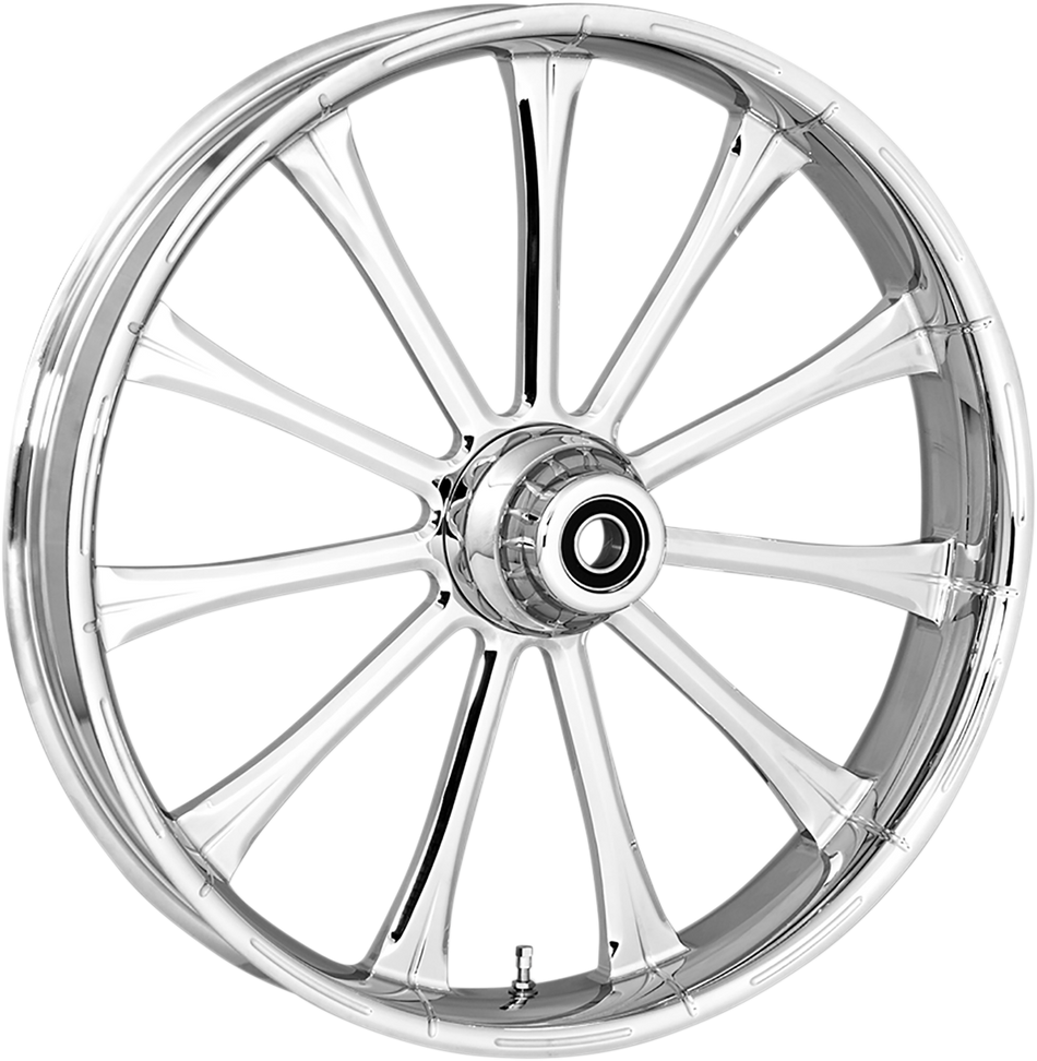 RC COMPONENTS Exile Front Wheel - Dual Disc/No ABS - Chrome - 21"x3.50" 21350-9031-122C
