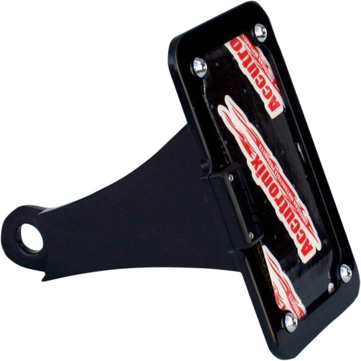 ACCUTRONIX Side Mount License Plate Assembly - Black LPF106HV-B