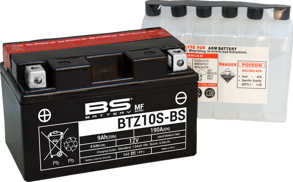 BS BATTERY Battery - BTZ10S-BS (YTZ) 300696
