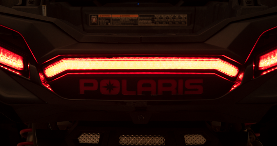MOOSE UTILITY LED Middle Taillight - Polaris - Red 100-3391-PU