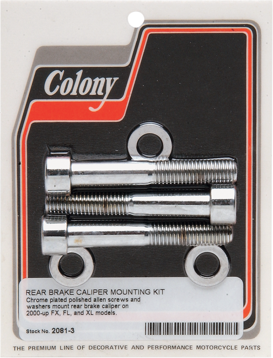 COLONY Bolt Kit - Caliper - Rear 2081-3