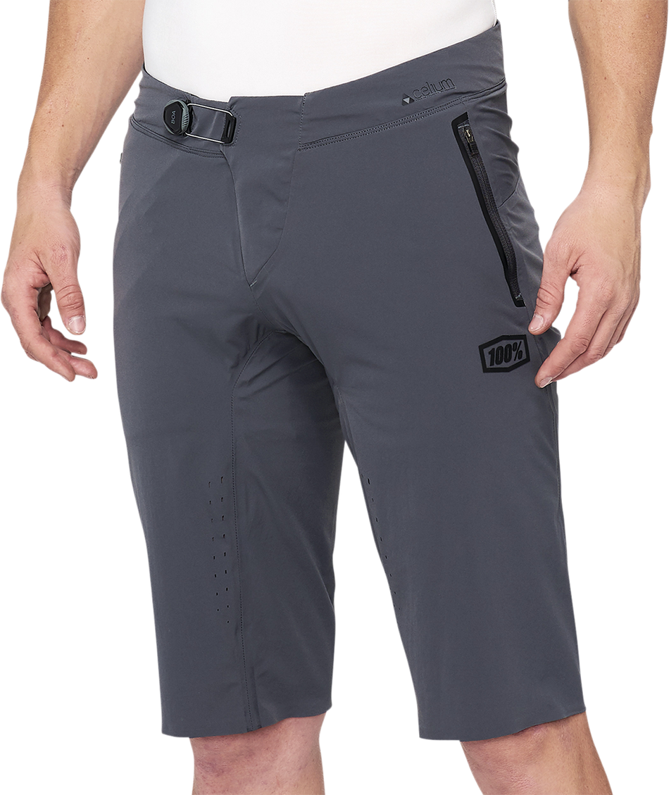 100% Celium Shorts - Charcoal - US 38 40012-00012