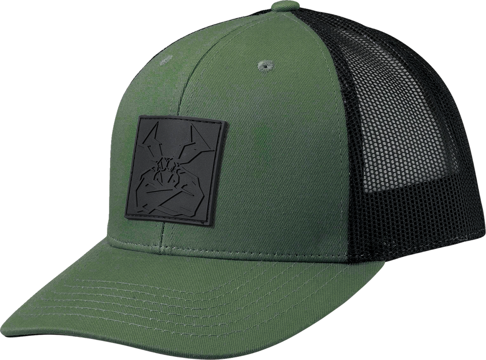 MOOSE RACING Moose Agroid Embossed Hat - Green/Black - One Size 2501-4009