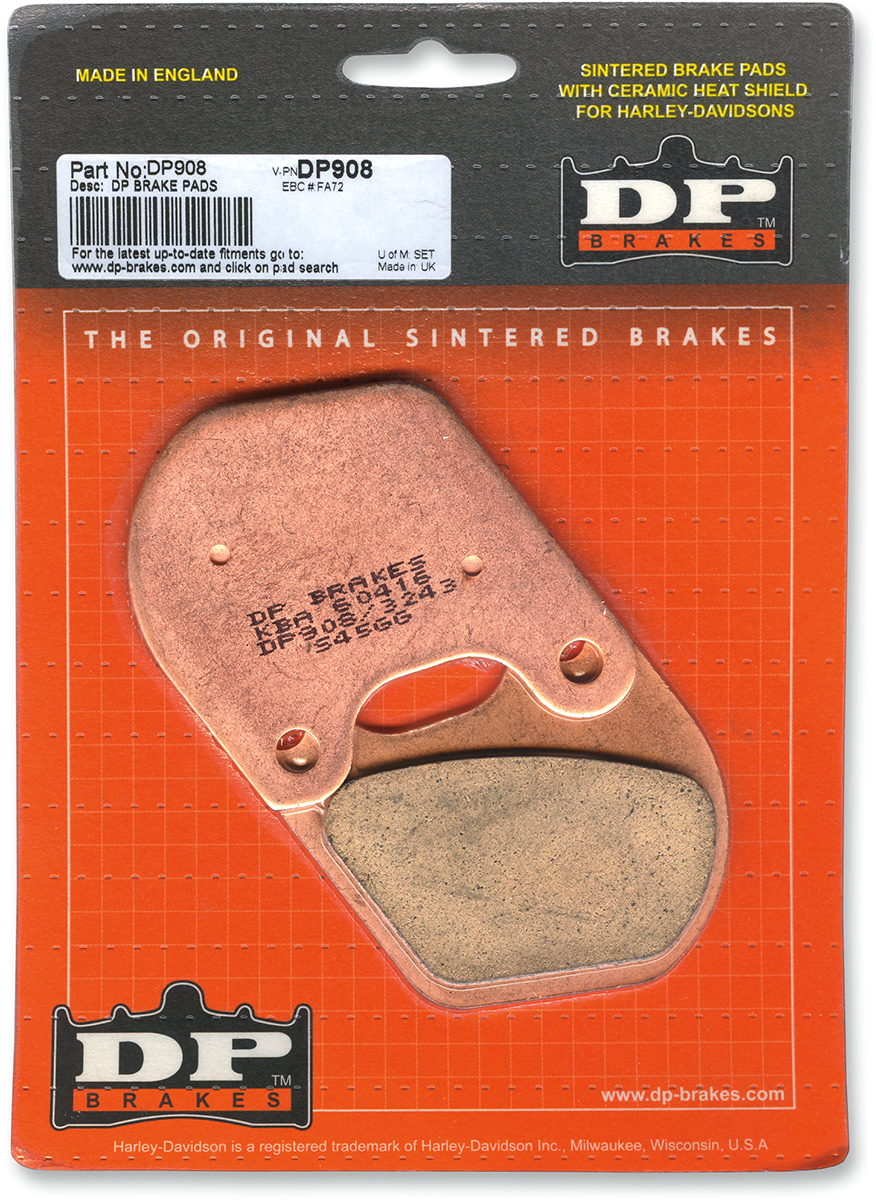DP BRAKES Sintered Brake Pads - DP908 DP908